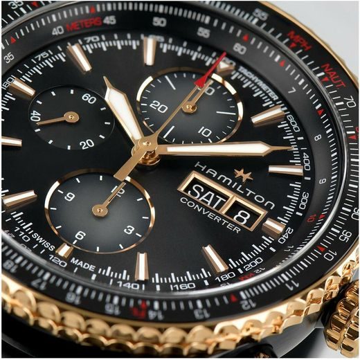 HAMILTON KHAKI AVIATION CONVERTER AUTO CHRONO H76736730 - KHAKI AVIATION - ZNAČKY