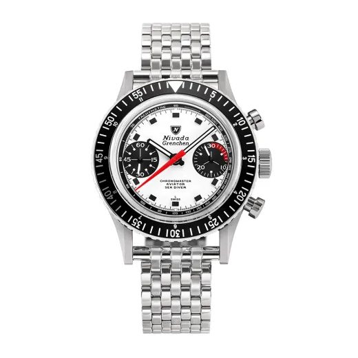 NIVADA GRENCHEN CHRONOMASTER PAUL NEWMAN - INTER. BEZEL - MANUAL - CHRONOMASTER - ZNAČKY