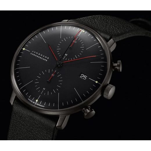 JUNGHANS MAX BILL CHRONOSKOP BAUHAUS 27/4409.02 - MAX BILL CHRONOSCOPE - ZNAČKY