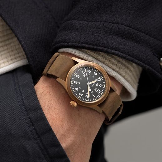 HAMILTON KHAKI FIELD MECHANICAL BRONZE H69459530 - KHAKI FIELD - ZNAČKY