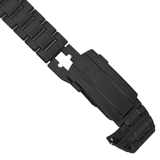 KOVOVÝ NÁRAMEK BIATEC | S ČERNOU DLC ÚPRAVOU - 20 MM - REMIENKY - OSTATNÉ