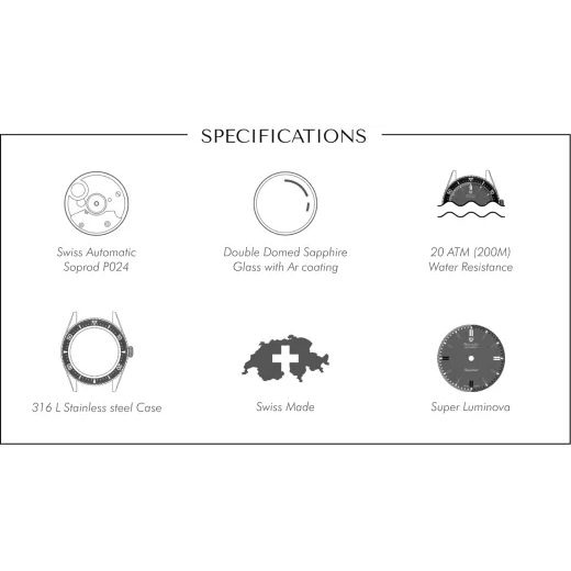 NIVADA GRENCHEN AQUAMAR GREY - ANTARCTIC - ZNAČKY