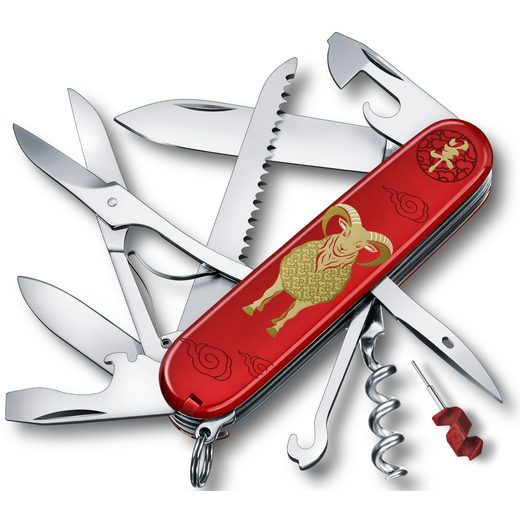 NÔŽ VICTORINOX HUNTSMAN – ROK KOZY, LIMITOVANÁ EDÍCIA 2027, 1.3714.E16 - VRECKOVÉ NOŽE - OSTATNÉ