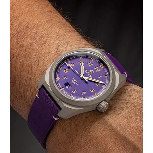 FORMEX FIELD AUTOMATIC ULTRA VIOLET BOLGHERI VIOLET LEATHER STRAP 0660.1.6593.799 - FIELD AUTOMATIC - ZNAČKY