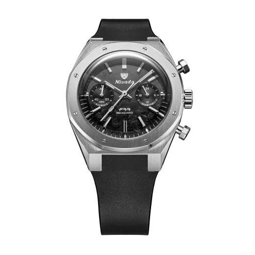 NIVADA GRENCHEN F77 CHRONOGRAPH MECAQUARTZ CARBON 38 MM - F77 - ZNAČKY