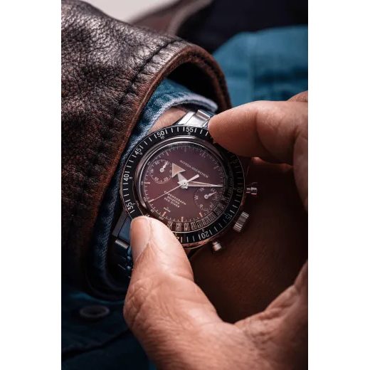 NIVADA GRENCHEN CHRONOMASTER BROAD ARROW TROPICAL DIAL INTER. BEZEL - MANUAL - CHRONOMASTER - ZNAČKY