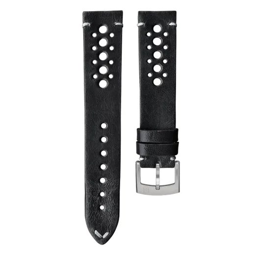 KOŽENÝ ŘEMÍNEK BIATEC | ČERNÝ RACING - 20 MM - REMIENKY - OSTATNÉ