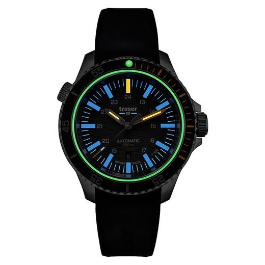 TRASER P67 DIVER AUTOMATIC T100 GREY ČIERNA GUMA - HERITAGE - ZNAČKY