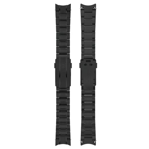 KOVOVÝ NÁRAMEK BIATEC | S ČERNOU DLC ÚPRAVOU - 20 MM - REMIENKY - OSTATNÉ