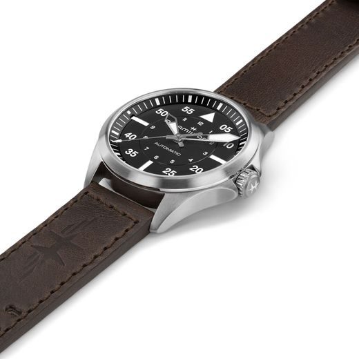 HAMILTON KHAKI AVIATION PILOT DAY DATE AUTO 39MM H76305530 - KHAKI AVIATION - ZNAČKY