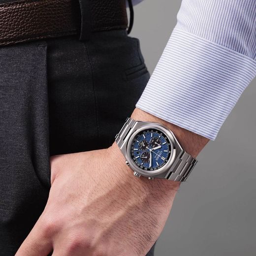 CITIZEN ECO-DRIVE SUPER TITANIUM CHRONO CA4610-85L - SUPER TITANIUM - ZNAČKY