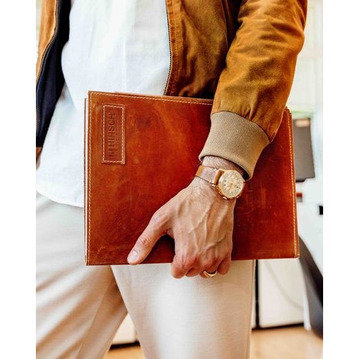 ŘEMÍNEK HIRSCH BAGNORE 2 - ZLATOHNĚDÝ - REMIENKY - OSTATNÉ