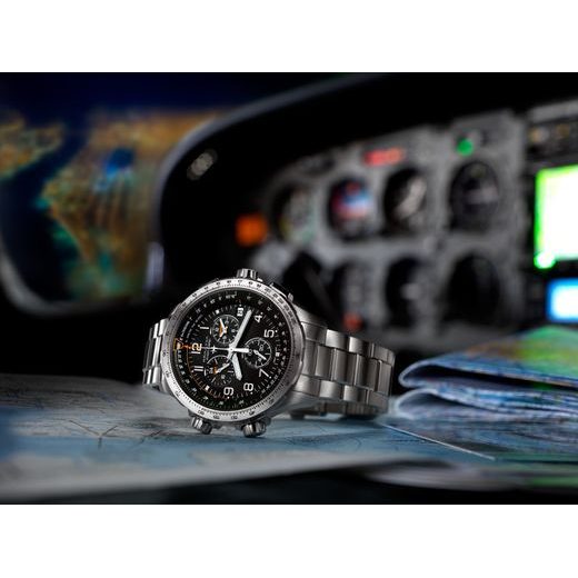 HAMILTON KHAKI AVIATION X-WIND GMT CHRONO QUARTZ H77912135 - KHAKI AVIATION - ZNAČKY