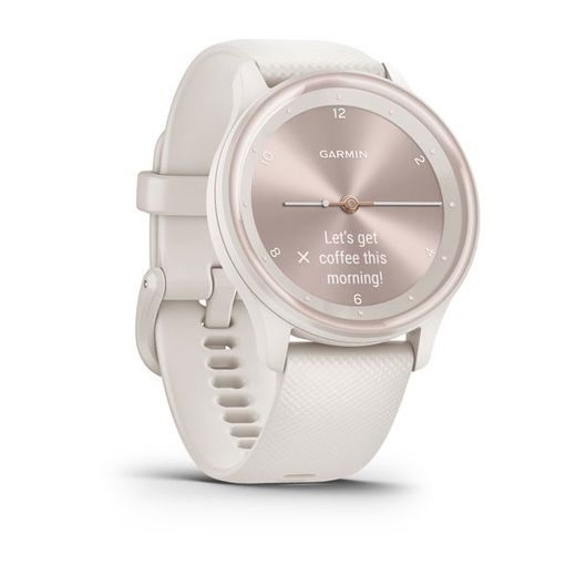 GARMIN VÍVOMOVE SPORT PEACH GOLD/WHITE SILICONE BAND - 010-02566-01 - VIVOMOVE SPORT - ZNAČKY