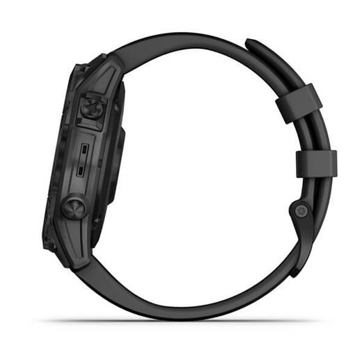 GARMIN FENIX 7 PRO SAPPHIRE SOLAR TITAN BLACK/ BLACK SILICONE BAND - 010-02540-35 - FENIX 7 - ZNAČKY