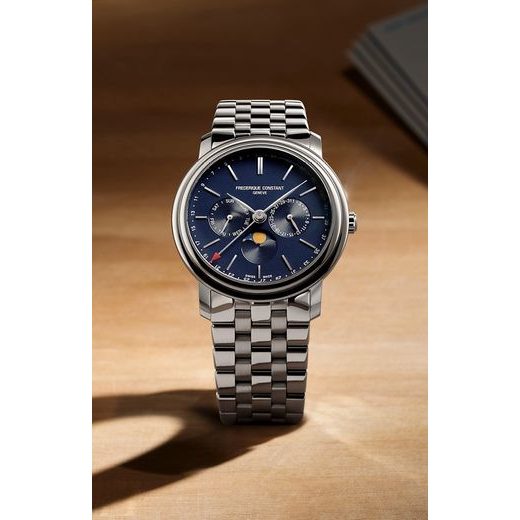 FREDERIQUE CONSTANT CLASSICS INDEX BUSINESS TIMER QUARTZ FC-270N4P6B - CLASSICS GENTS - ZNAČKY