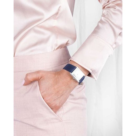 ŘEMÍNEK HIRSCH OSIRIS NUBUK - TMAVĚ MODRÝ - REMIENKY - OSTATNÉ