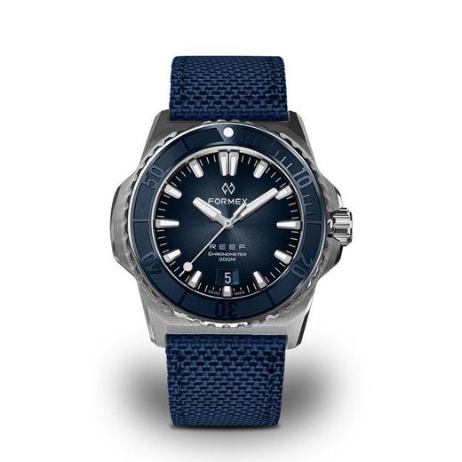 FORMEX REEF 39,5 AUTOMATIC CHRONOMETER BLUE DIAL - REEF - ZNAČKY