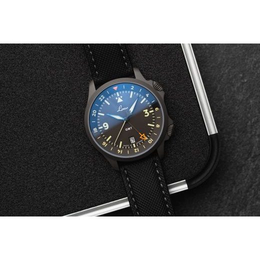 LACO FLIEGER FRANKFURT 40 GMT SCHWARZ - PILOT SPECIAL MODELS - ZNAČKY