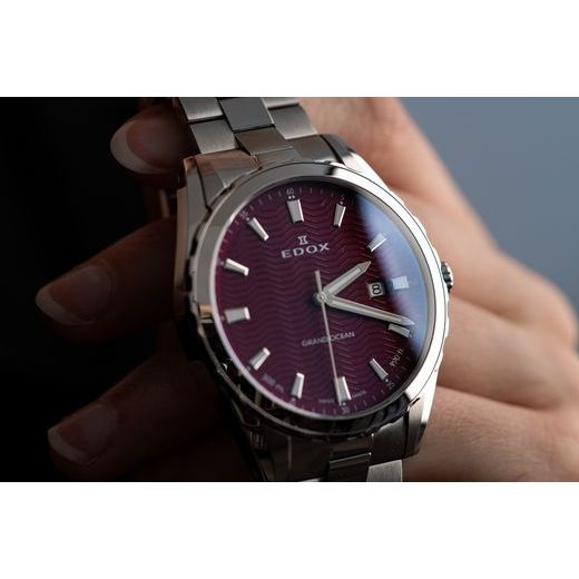EDOX GRAND OCEAN DATE - PÁNSKE 53102-3M-ROUIN - GRAND OCEAN - ZNAČKY