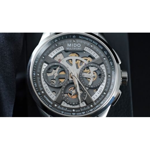 MIDO MULTIFORT SKELETON CHRONOGRAPH M038.662.11.060.00 - MULTIFORT - ZNAČKY