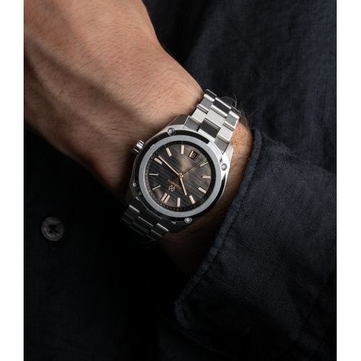 FORMEX ESSENCE THIRTYNINE AUTOMATIC CHRONOMETER BLACK PEARL STEEL BRACELET 0339.1.6641.101 - ESSENCE - ZNAČKY