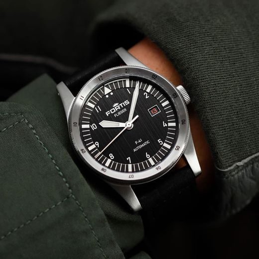 FORTIS FLIEGER F-41 BLACK F4220018 - FLIEGER - ZNAČKY
