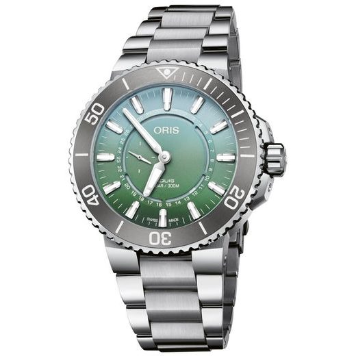 ORIS AQUIS SMALL SECOND DATE 43,5 MM DAT WATT LIMITED EDITION II 01 743 7734 4197-SET - AQUIS - ZNAČKY