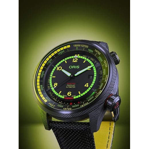 ORIS PROPILOT ALTIMETER X BAMFORD MISSION CONTROL LIMITED EDITION 01 793 7775 8724-SET - PROPILOT - ZNAČKY