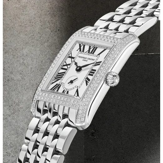 FREDERIQUE CONSTANT CLASSICS CARRÉE SMALL SECONDS QUARTZ FC-235S2CD6B - CLASSICS LADIES - ZNAČKY