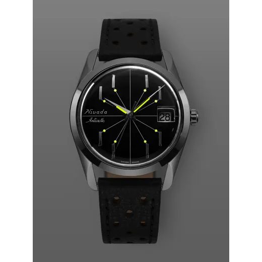 NIVADA GRENCHEN ANTARCTIC SPIDER BLACK 38 MM - ANTARCTIC - ZNAČKY
