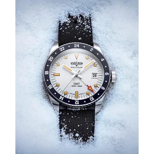 VULCAIN SKINDIVER GMT - WHITE LUMINOVA BEIGE - SKINDIVER NAUTIQUE - ZNAČKY