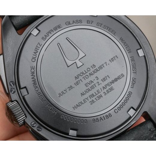 BULOVA 98A186 SPECIAL EDITION LUNAR PILOT CHRONOGRAPH WATCH - ARCHÍV