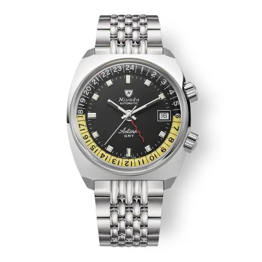 NIVADA GRENCHEN ANTARCTIC GMT - BLACK - ANTARCTIC - ZNAČKY