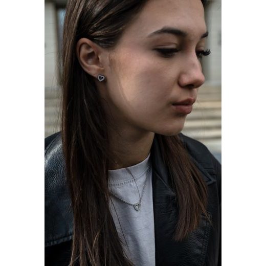 DARČEKOVÁ SÚPRAVA NÁHRDELNÍK + NÁUŠNICE BERING ARCTIC SYMPHONY 438-741-SILVER - NÁHRDELNÍKY - OSTATNÉ