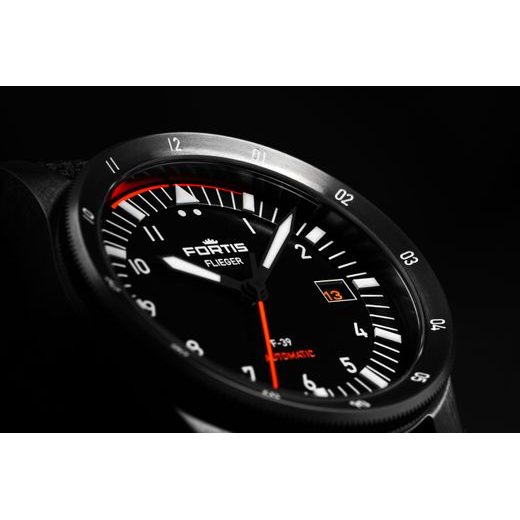 FORTIS FLIEGER F-39 WERK 7 MISSION BLACK LIMITED EDITION F4220028 - FLIEGER - ZNAČKY