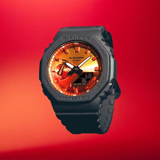 CASIO G-SHOCK GA-2100FL-8AER FLAME INSIDE - G-SHOCK - ZNAČKY