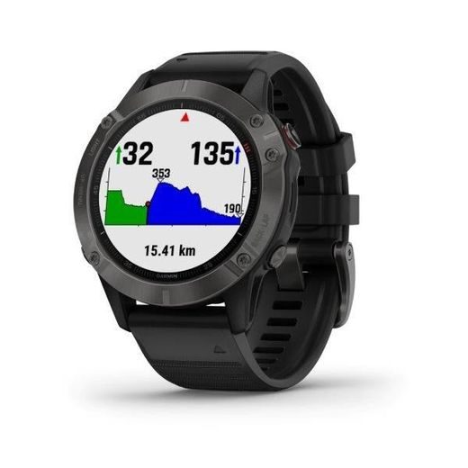 GARMIN FENIX6 PRO SAPPHIRE, GRAY/BLACK BAND (MAP/MUSIC) 010-02158-11 - ARCHÍV