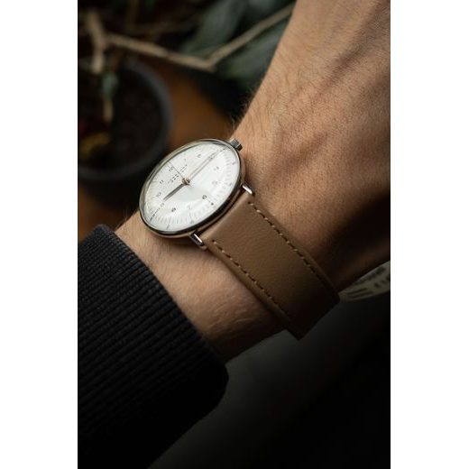 JUNGHANS MAX BILL HANDAUFZUG SAPPHIRE 27/3701.02 - MAX BILL HAND-WINDING - ZNAČKY