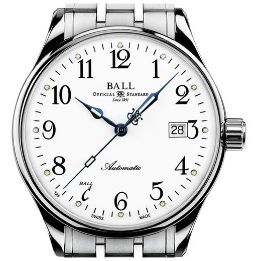 BALL TRAINMASTER STANDARD TIME 135 ANNIVERSARY LIMITED EDITION NM3288D-SJ-WH - BALL - ZNAČKY