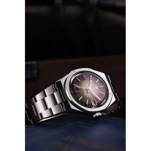 NIVADA GRENCHEN F77 BROWN SMOKED DATE 69002A77 - F77 - ZNAČKY