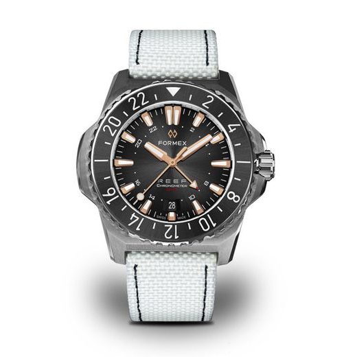 FORMEX REEF GMT AUTOMATIC CHRONOMETER BLACK DIAL WITH ROSE GOLD - REEF - ZNAČKY