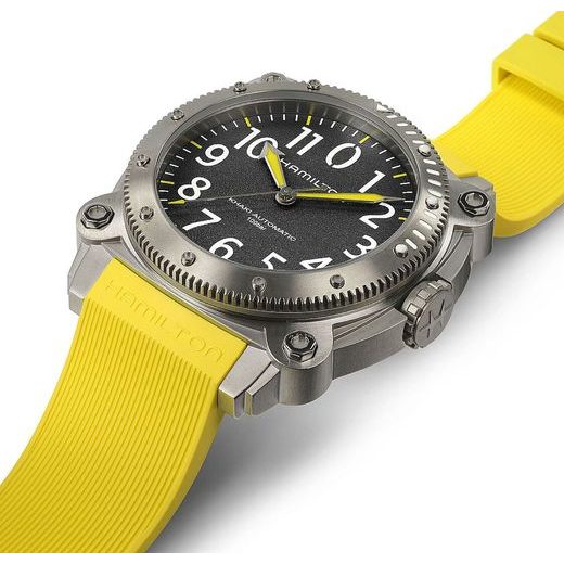 HAMILTON KHAKI NAVY BELOWZERO AUTO TITANIUM H78535380 - KHAKI NAVY - ZNAČKY