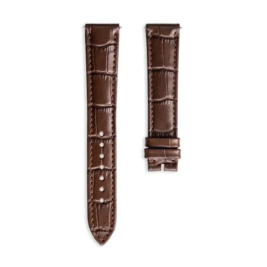 VULCAIN BROWN ALLIGATOR LEATHER STRAP (CITES) - REMIENKY - OSTATNÉ