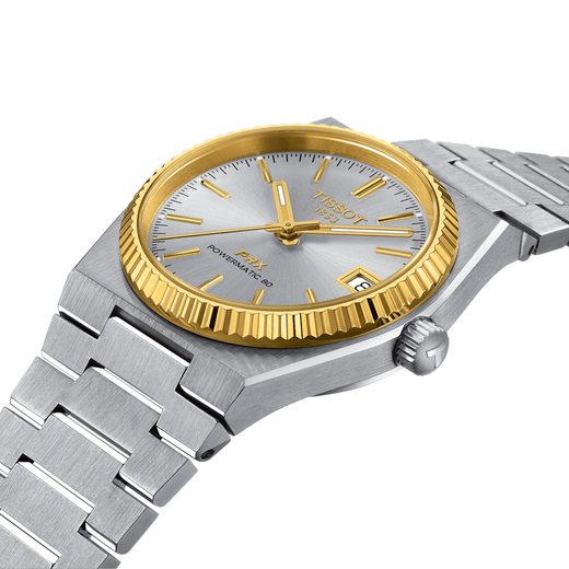 TISSOT PRX 35 MM POWERMATIC 80 STEEL & 18K GOLD T931.207.41.031.01 - PRX - ZNAČKY
