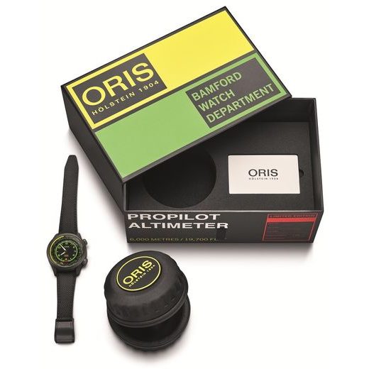 ORIS PROPILOT ALTIMETER X BAMFORD MISSION CONTROL LIMITED EDITION 01 793 7775 8724-SET - PROPILOT - ZNAČKY