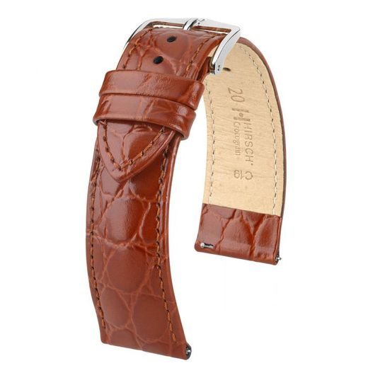 ŘEMÍNEK HIRSCH CROCOGRAIN - ZLATOHNĚDÝ - REMIENKY - OSTATNÉ