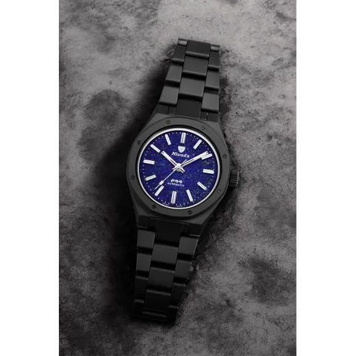 NIVADA GRENCHEN F77 BLACK CERAMIC LAPIS LAZULI - F77 - ZNAČKY