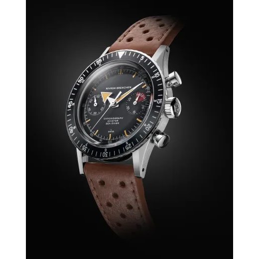 NIVADA GRENCHEN CHRONOGRAPH VALJOUX 23 BROAD ARROW - CHRONOMASTER - ZNAČKY