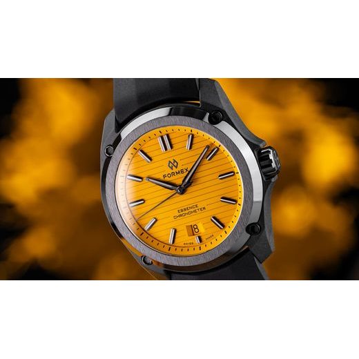 FORMEX ESSENCE LEGGERA FORTYONE AUTOMATIC CHRONOMETER "SPLASH" SUNFLOWER YELLOW 0331.4.6387.910 - ESSENCE LEGGERA - ZNAČKY